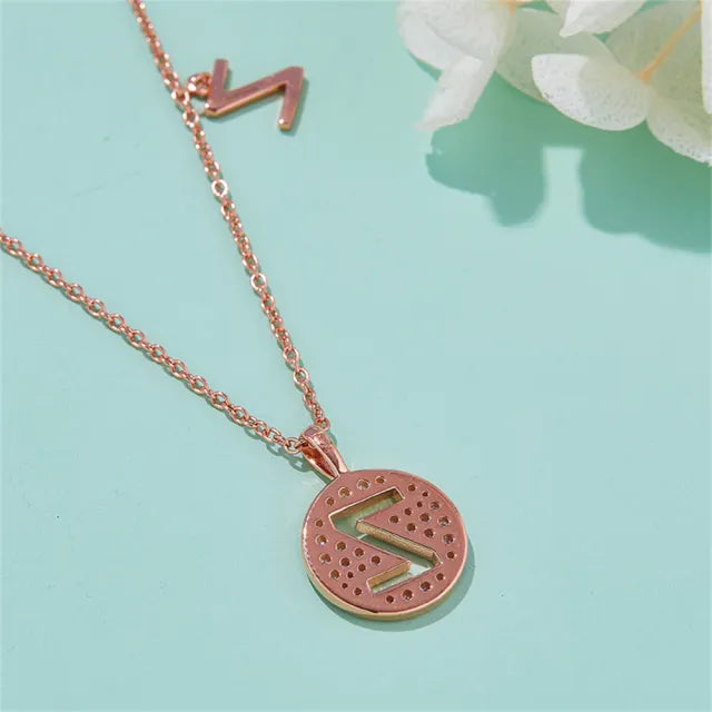\ Z \" Letter Moissanite Diamond Necklase for Women"
