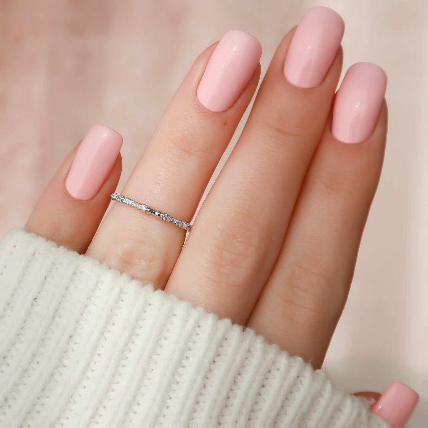 0.10 TCW Round Moissanite Unique Wedding Band