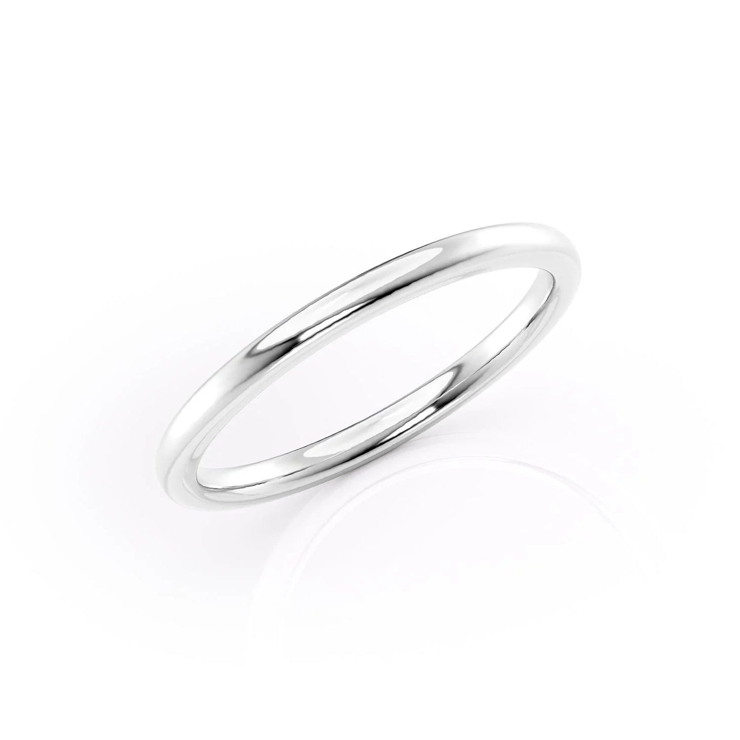 Classic Plain Wedding Band for Women