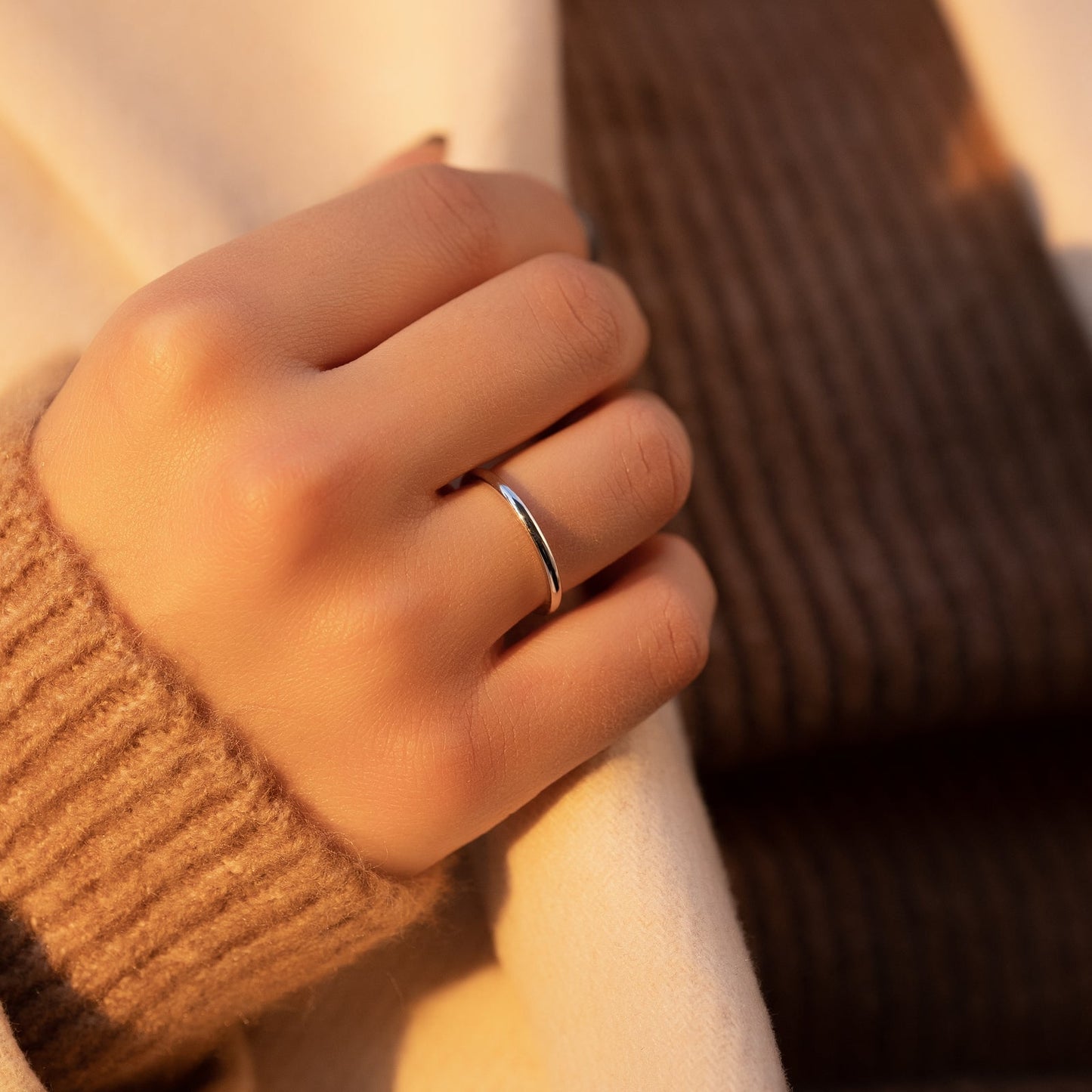 Classic Plain Wedding Band for Women