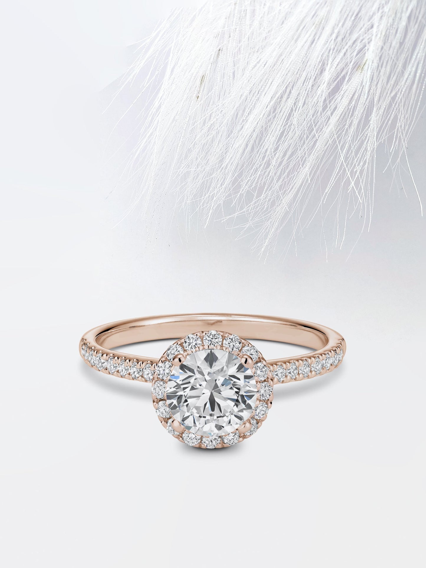 2.0CT Emerald Cut Three Stone Moissanite Diamond Engagement Ring