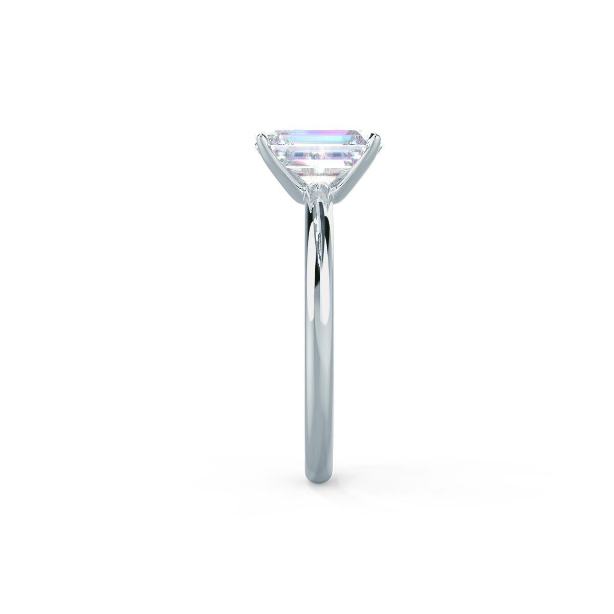 2.75ct Emerald Cut Diamond 14K Gold Engagement Ring