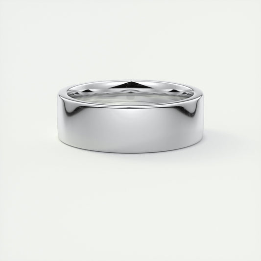 Polished Finish Classic Yellow Gold Men's Band