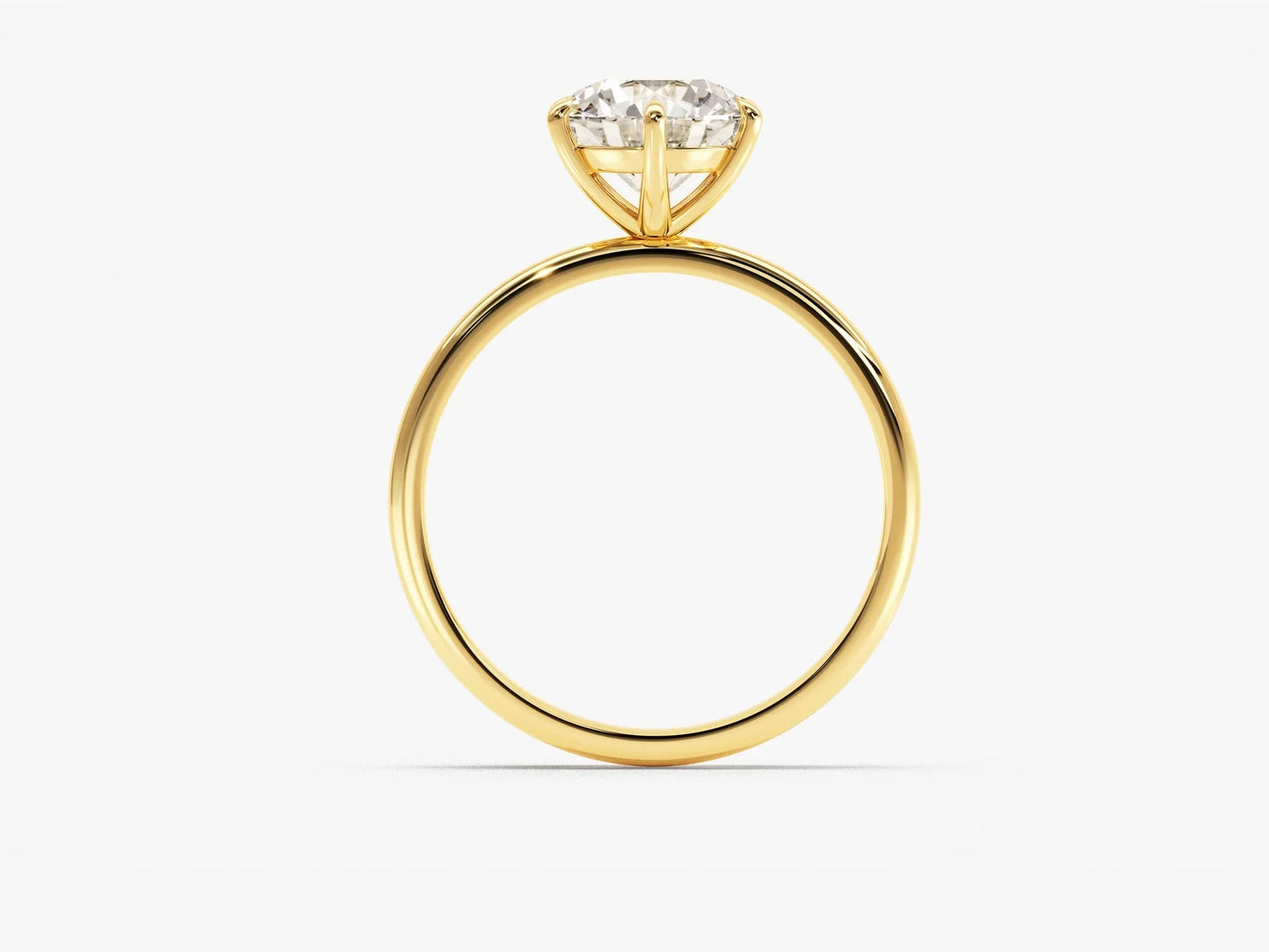 1.50CT Round Brilliant Cut Solitaire Moissanite Engagement Ring