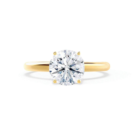 1.20 CT Round Shaped Moissanite Solitaire Style Engagement Ring