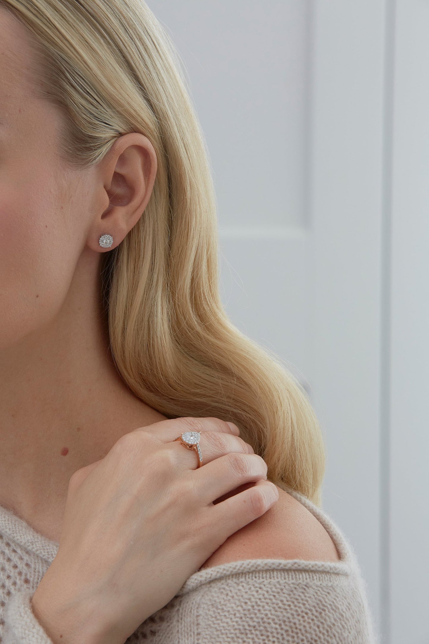 3.20 TCW Round Moissanite Diamond Studs Earrings