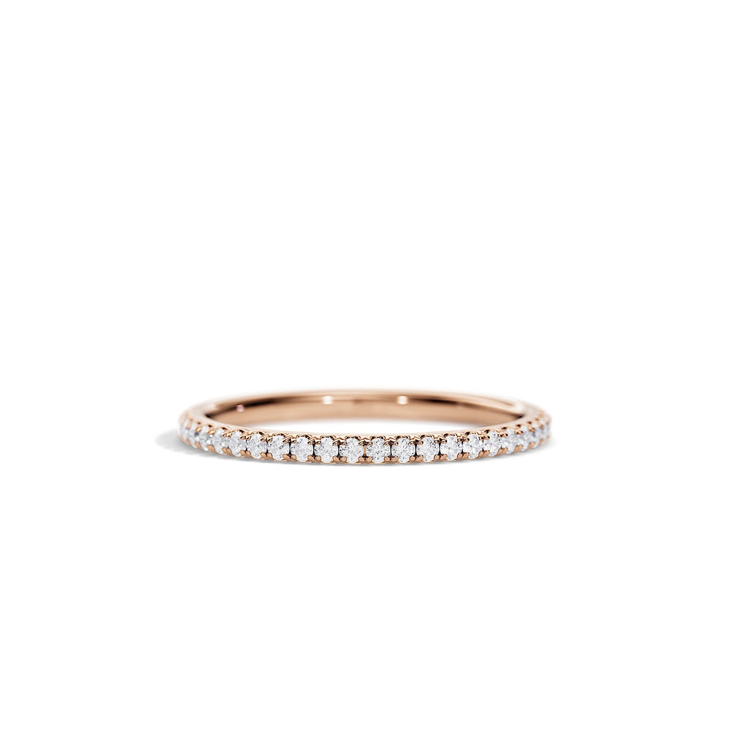 0.25 TCW Round Full Eternity Moissanite Wedding Band