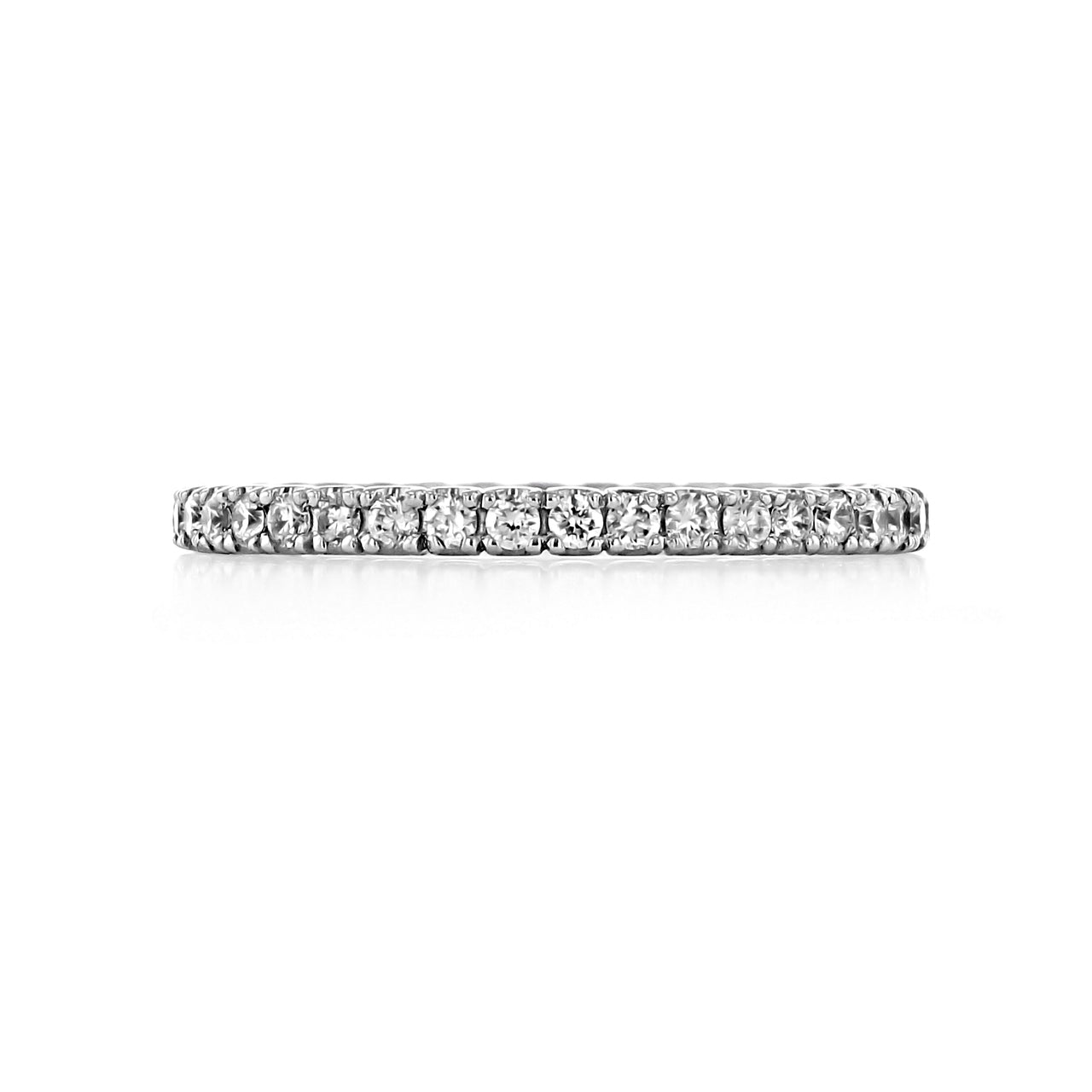 Round Brilliant Cut Full Eternity Wedding Band