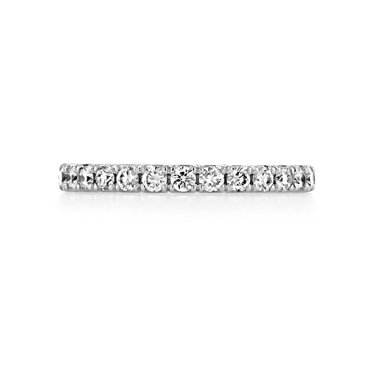 Round Brilliant Cut Full Eternity Wedding Band
