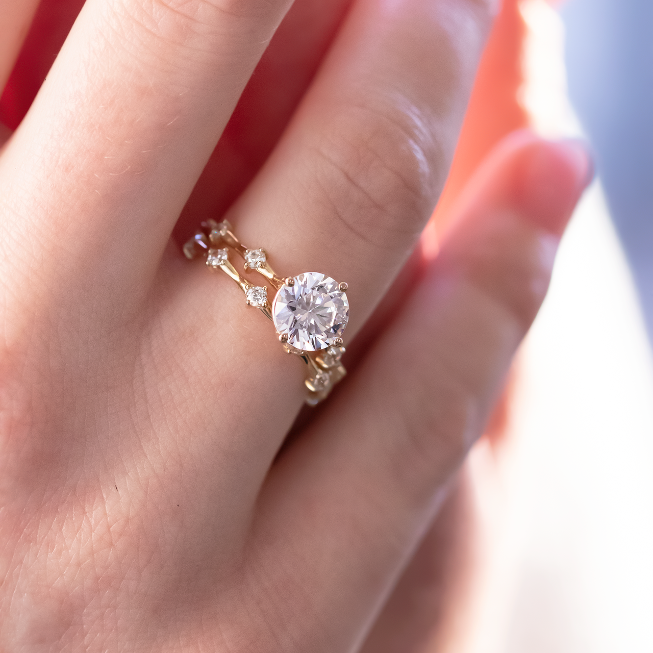 Round Brilliant Cut Full Eternity Wedding Band