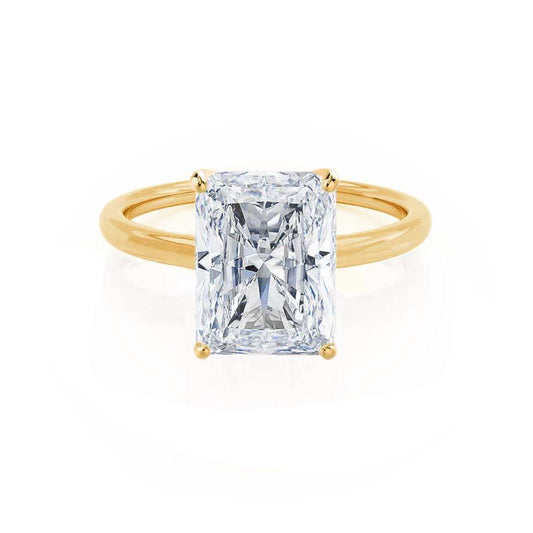 1.20 CT Radiant Shaped Moissanite Solitaire Style Engagement Ring