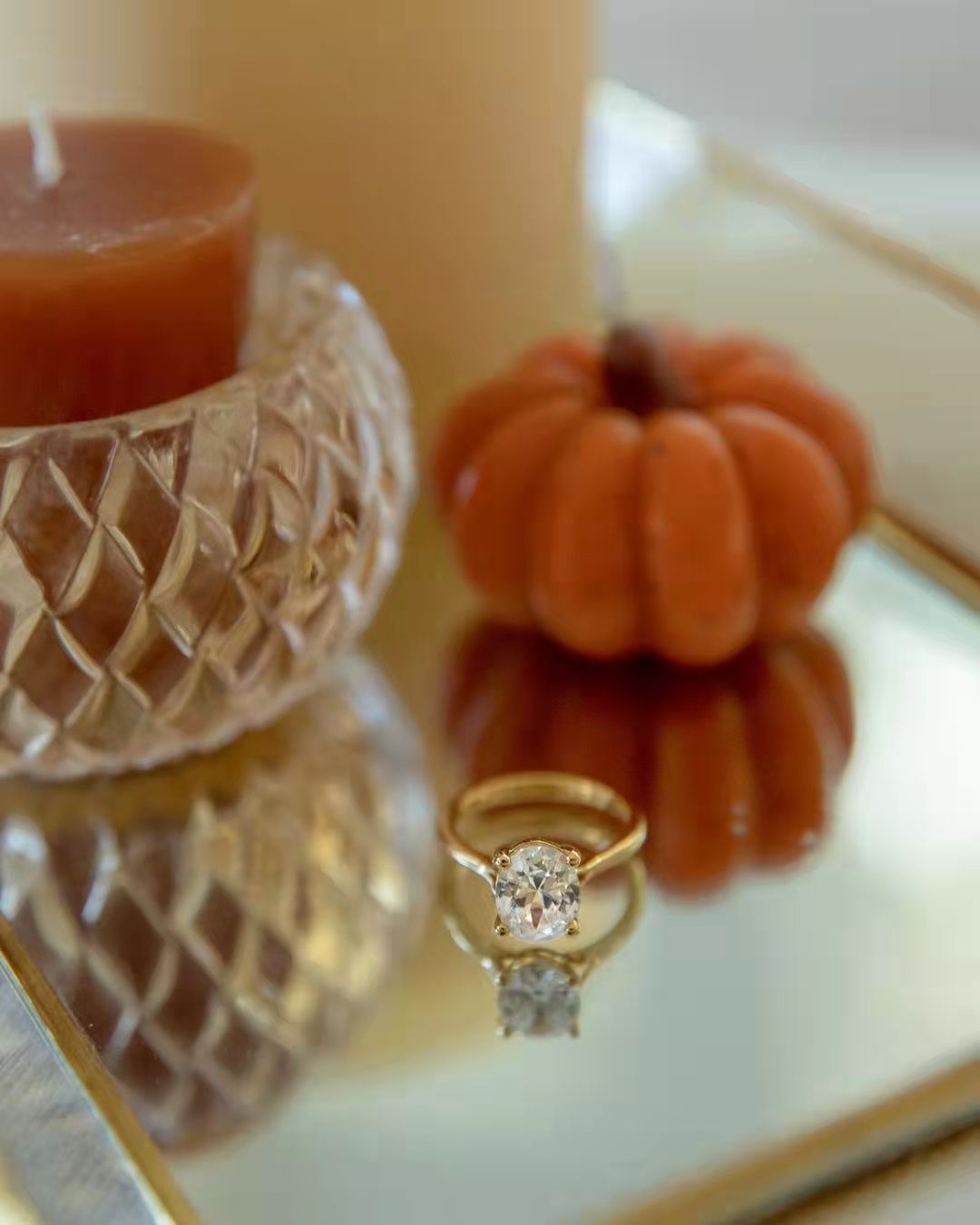 2.0 CT Oval Moissanite Solitaire Engagement Ring
