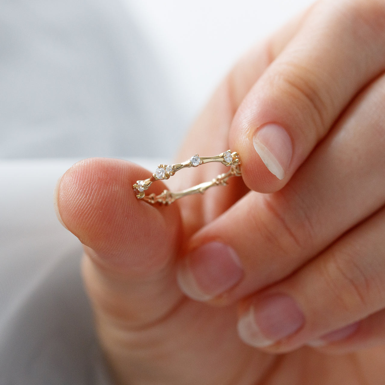 Round Brilliant Cut Full Eternity Wedding Band