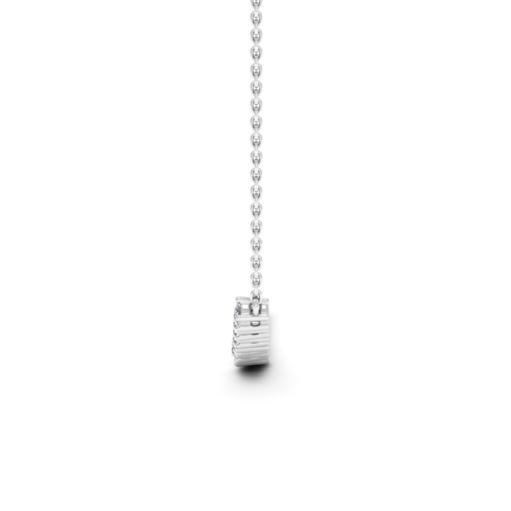0.82ct Round Cut Diamond Moissanite Anadriel Necklace