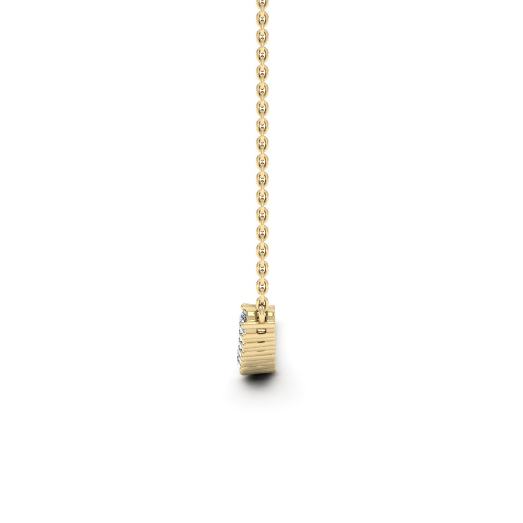 0.82ct Round Cut Diamond Moissanite Anadriel Necklace