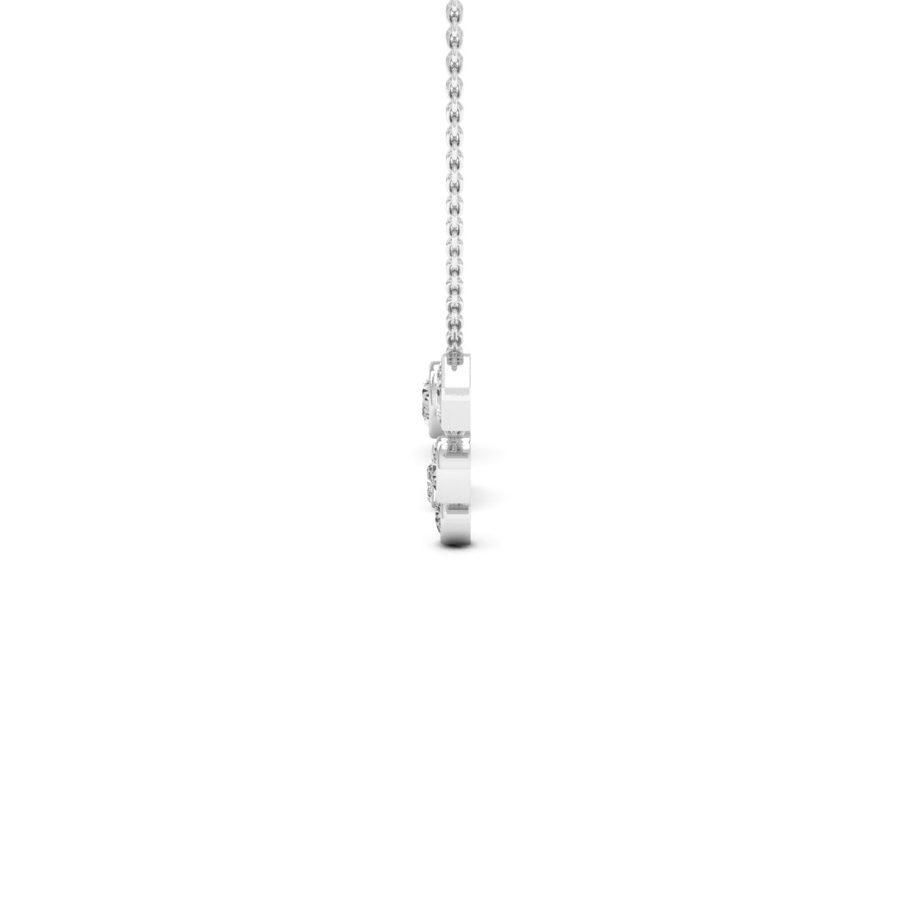 Five Stone Diamond Moissanite Necklace For Women