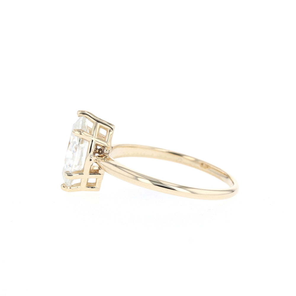 1.50CT Marquise Moissanite Solitaire Diamond Engagement Ring