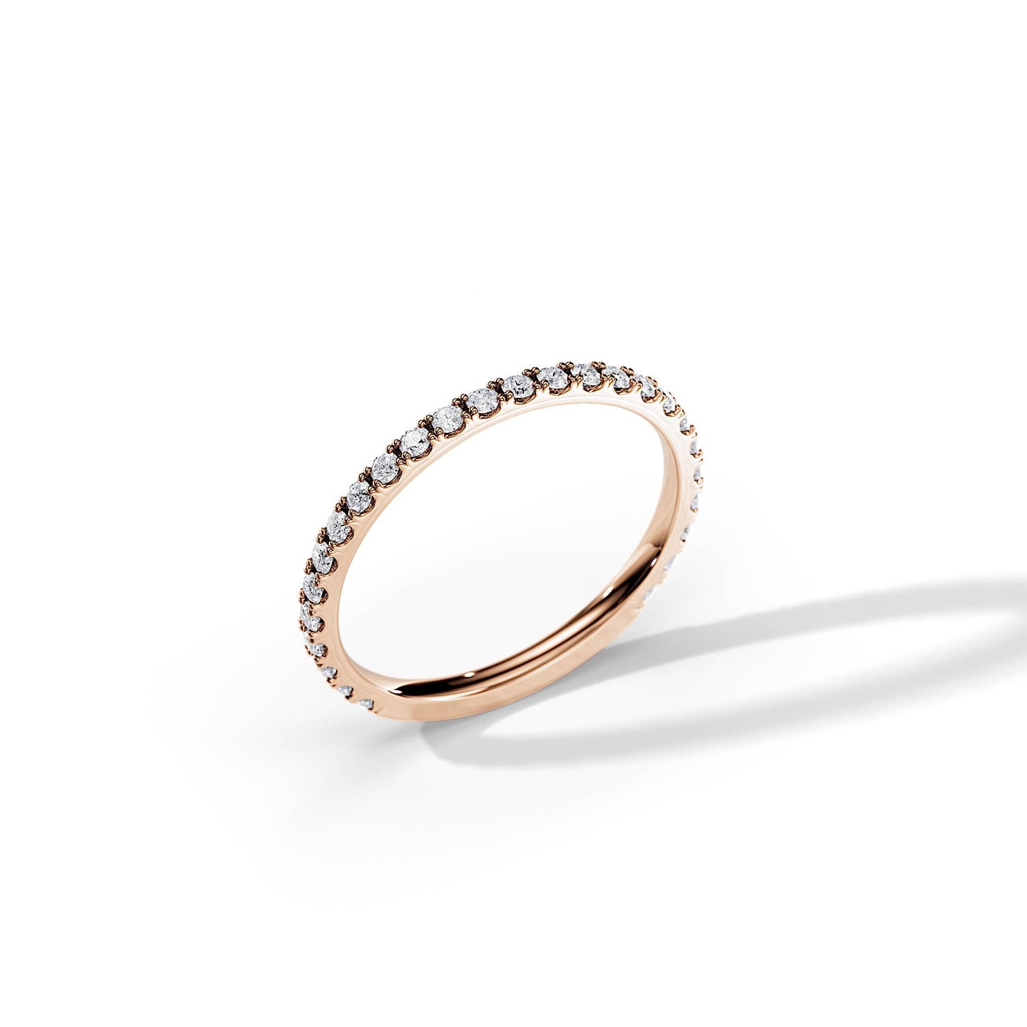 0.40 TCW Round Full Eternity Wedding Band
