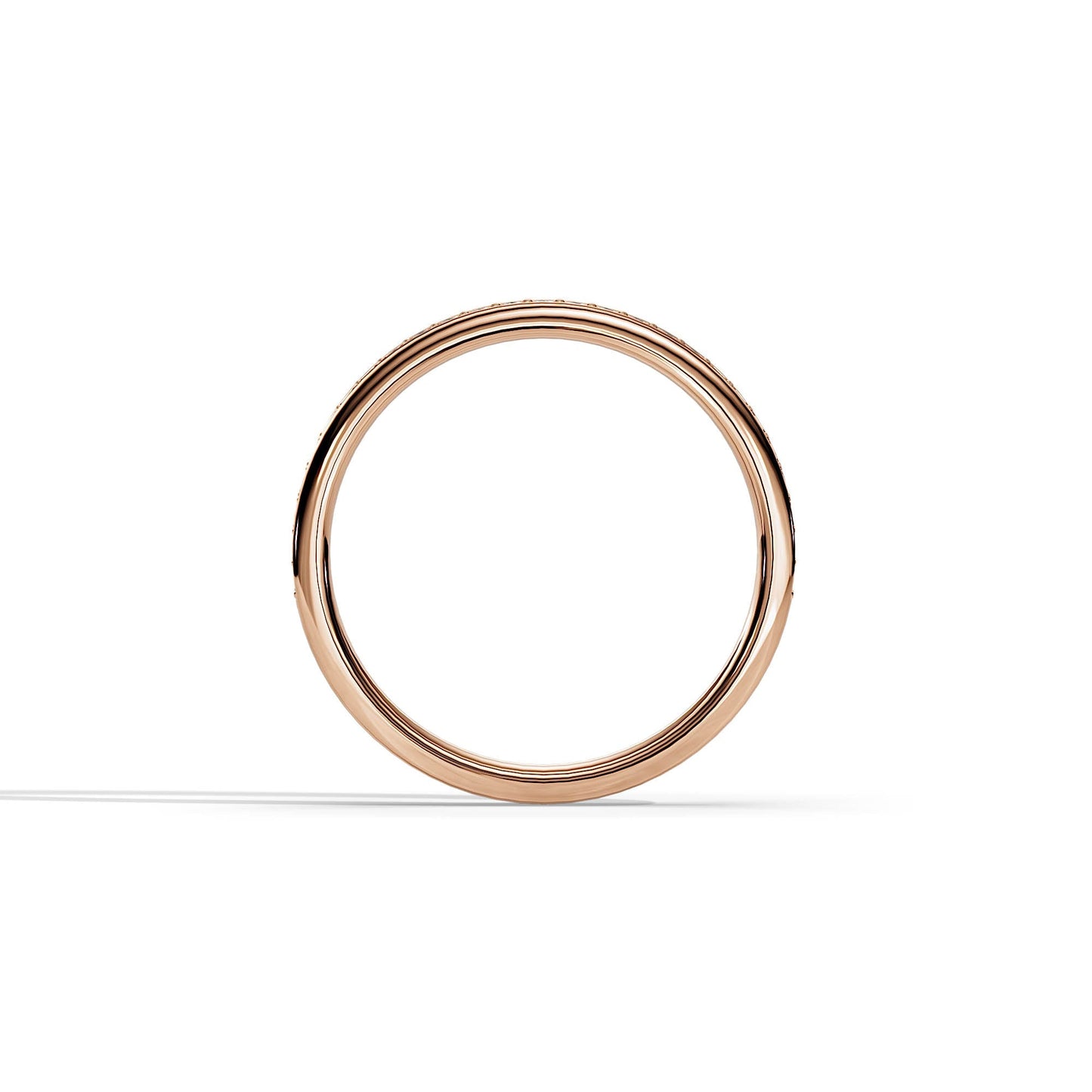 0.20 TCW Round Eternity Moissanite Wedding Band