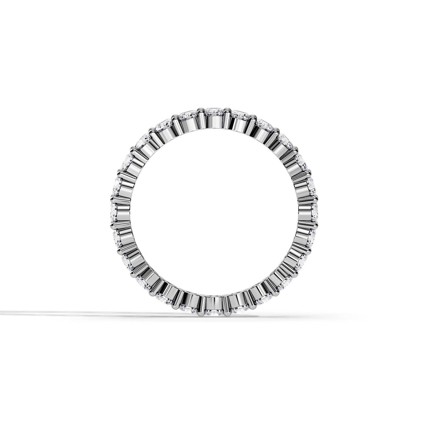 1.50 TCW Round Full Eternity Style Wedding Band