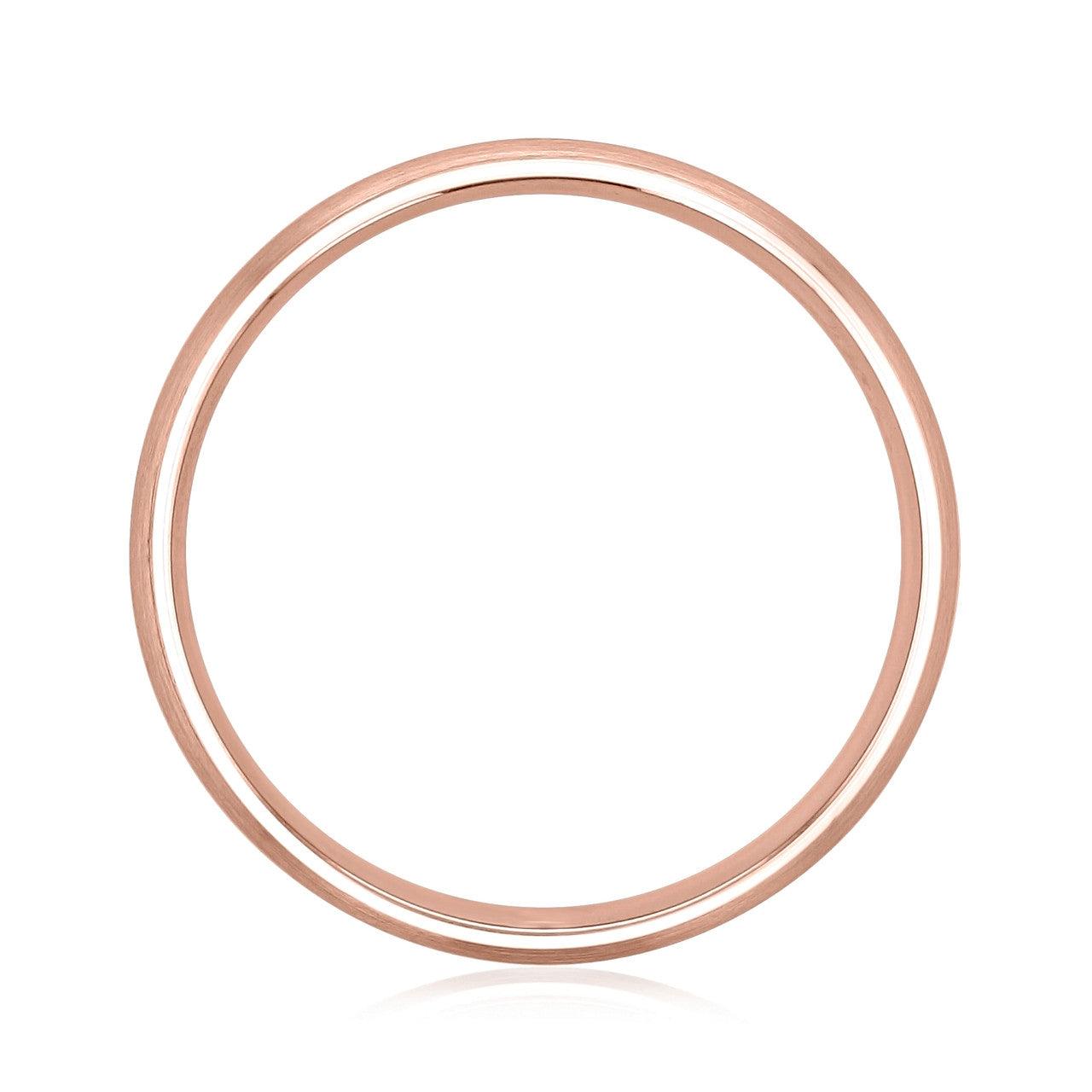Brushed Finish Classic Men's Wedding Band