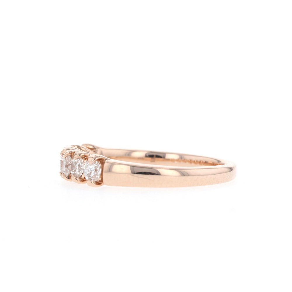 3.0ct Round Brilliant Moissanite Diamond 7 Stone Wedding Band
