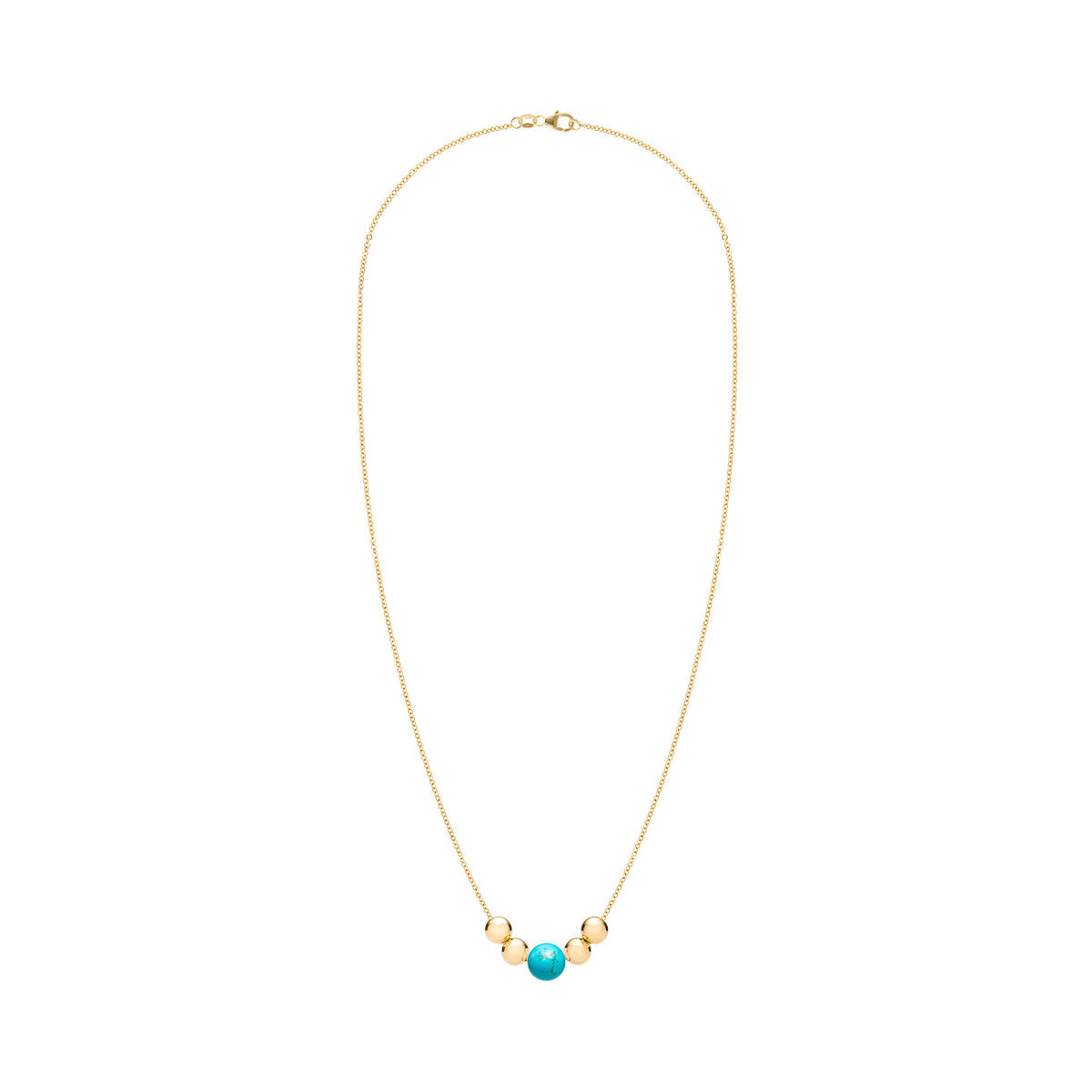1.0CT Round Cut Topaz Moissanite December Birthstone Necklace
