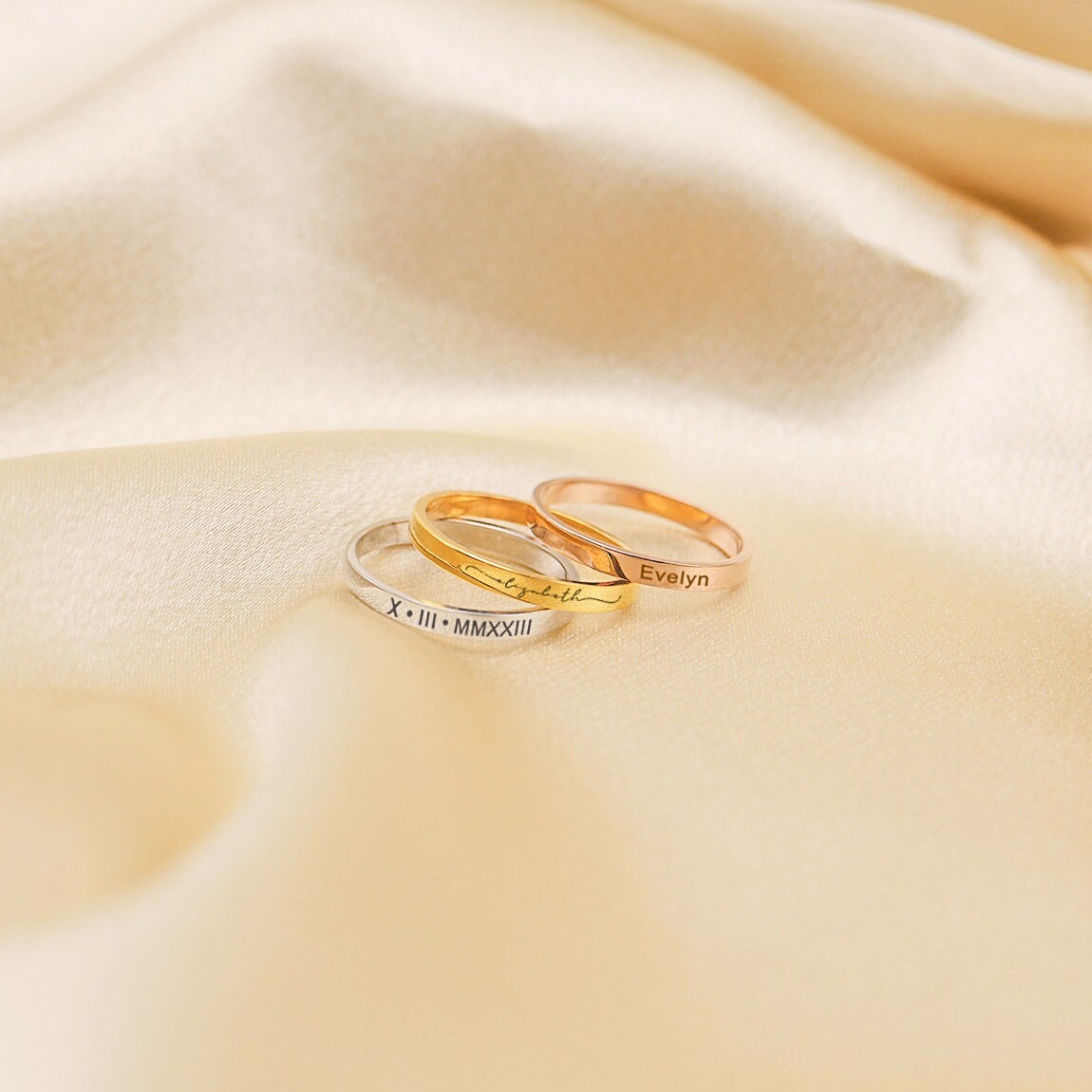 2mm Engraved Moissanite Wedding Band For Women For Women