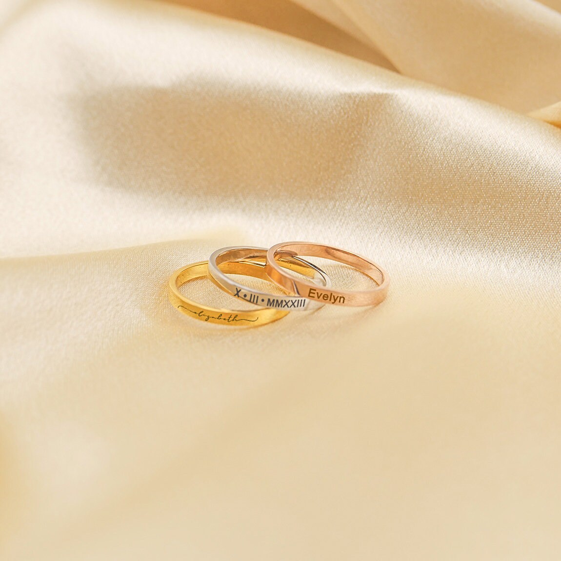 2mm Engraved Moissanite Wedding Band For Women For Women