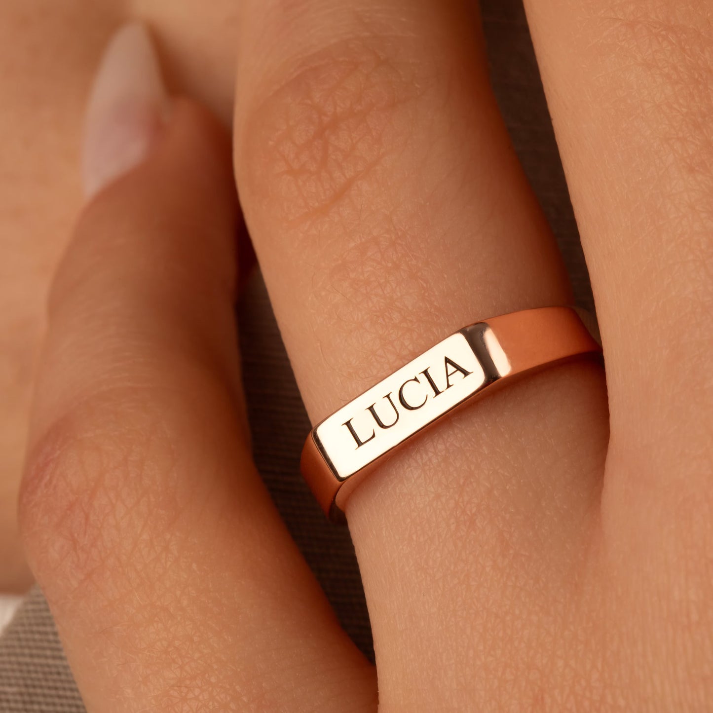 2.5mm Engraved Moissanite Wedding Band For Women In 18K Yellow Gold
