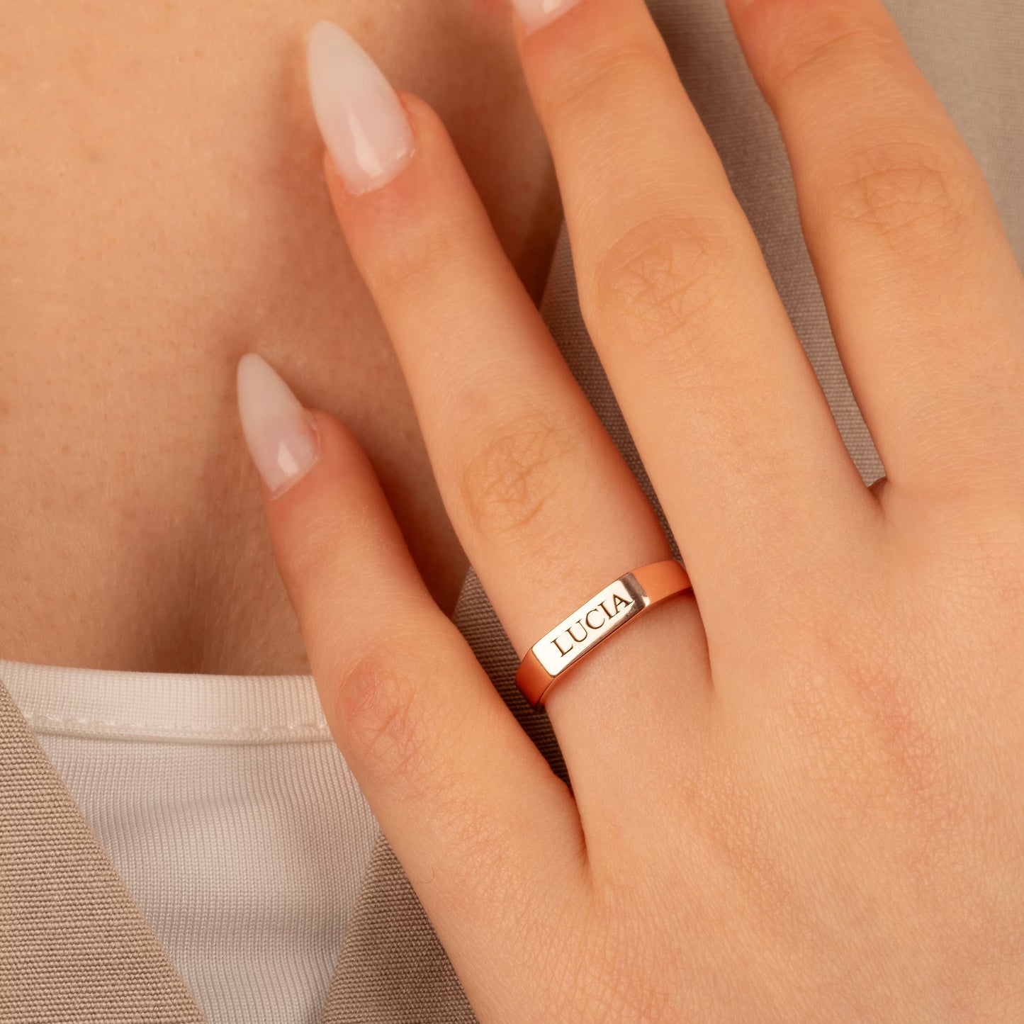 2.5mm Engraved Moissanite Wedding Band For Women In 18K Yellow Gold