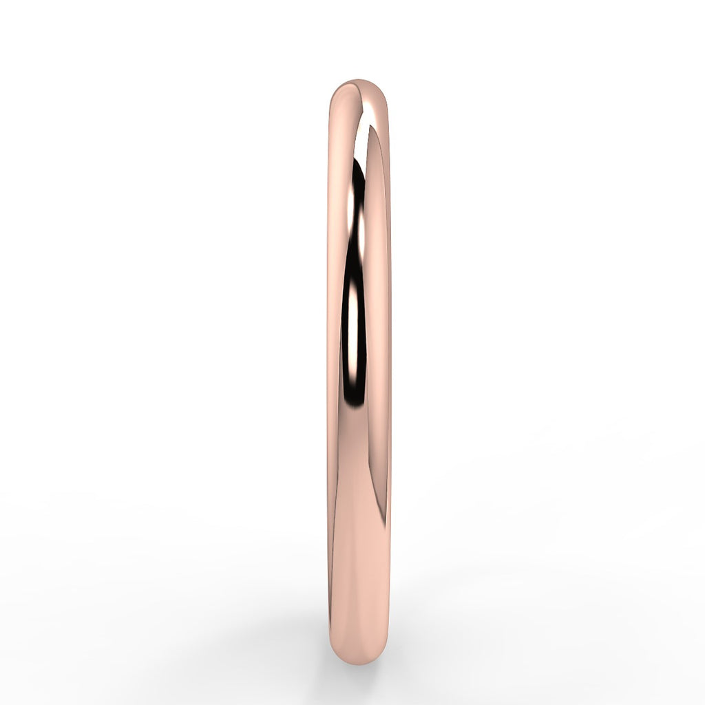 CLASSIC PLAIN GOLD WEDDING BAND