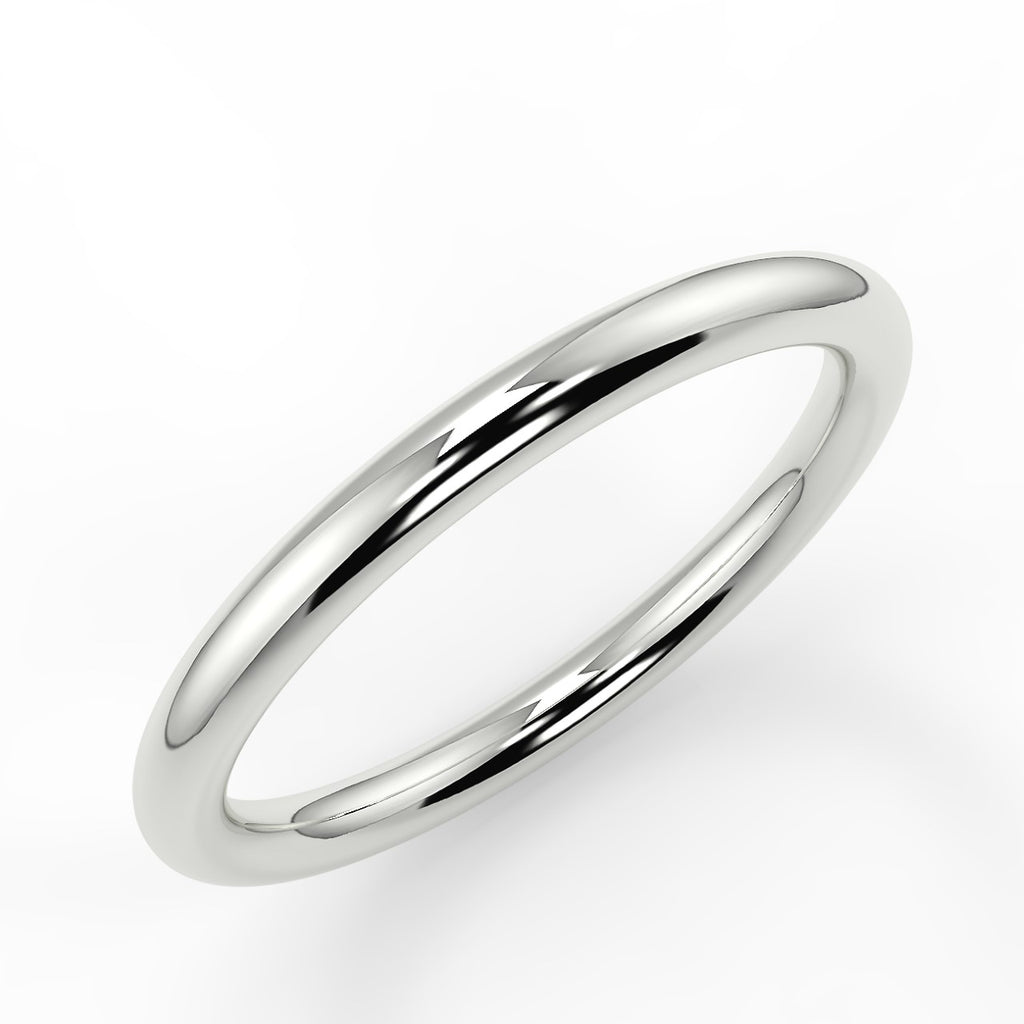 CLASSIC PLAIN GOLD WEDDING BAND