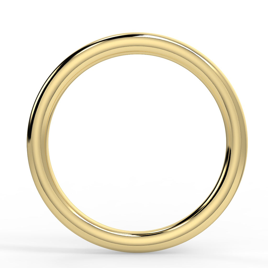 CLASSIC PLAIN GOLD WEDDING BAND