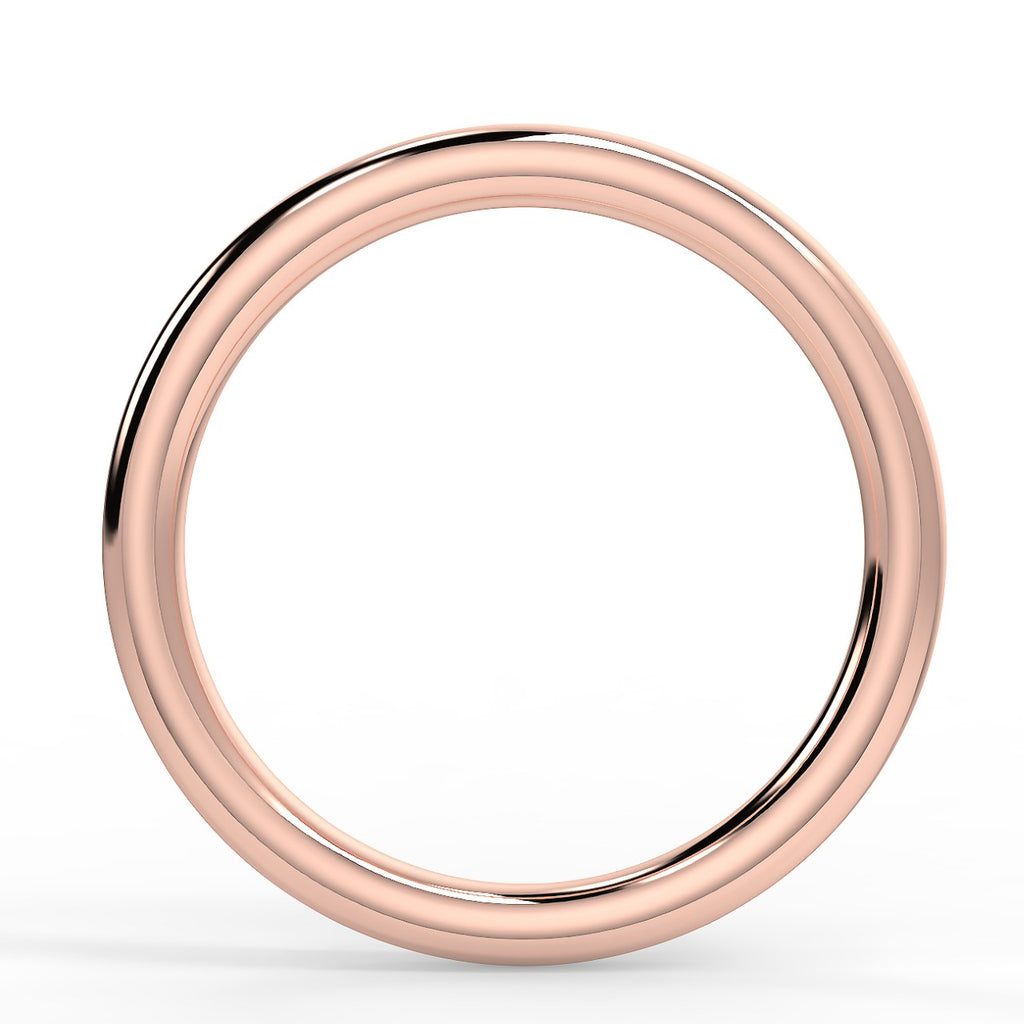 CLASSIC PLAIN GOLD WEDDING BAND