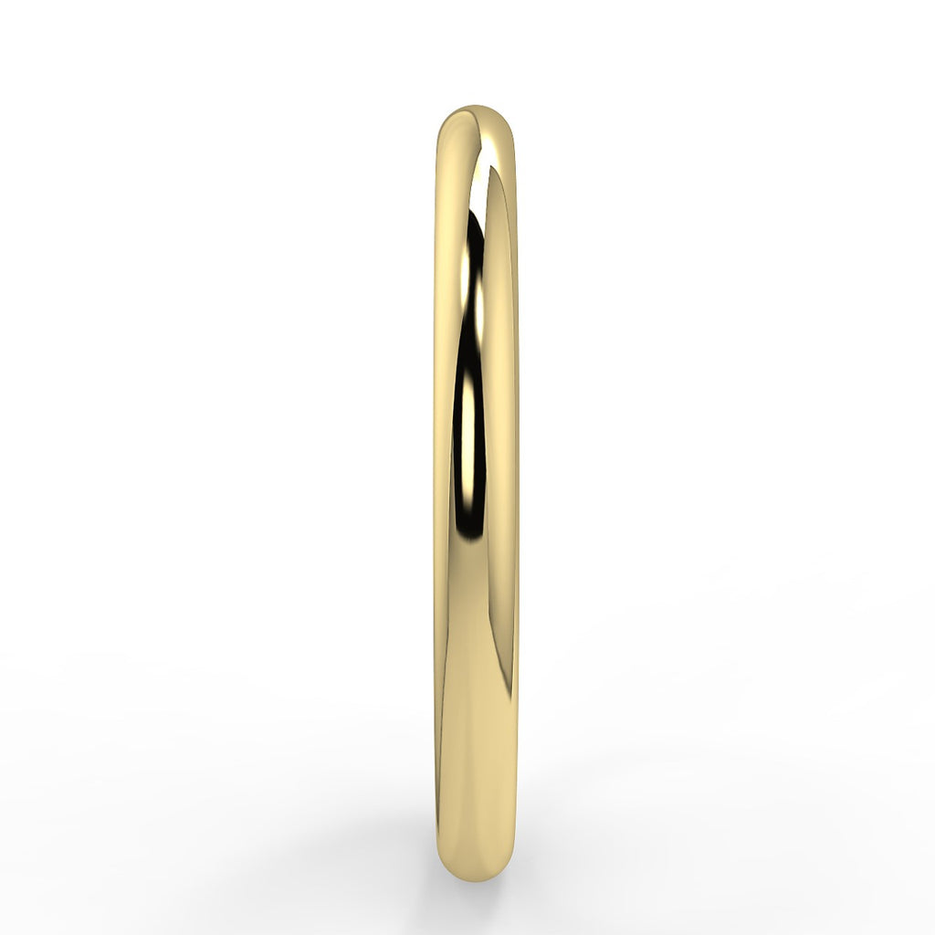 CLASSIC PLAIN GOLD WEDDING BAND