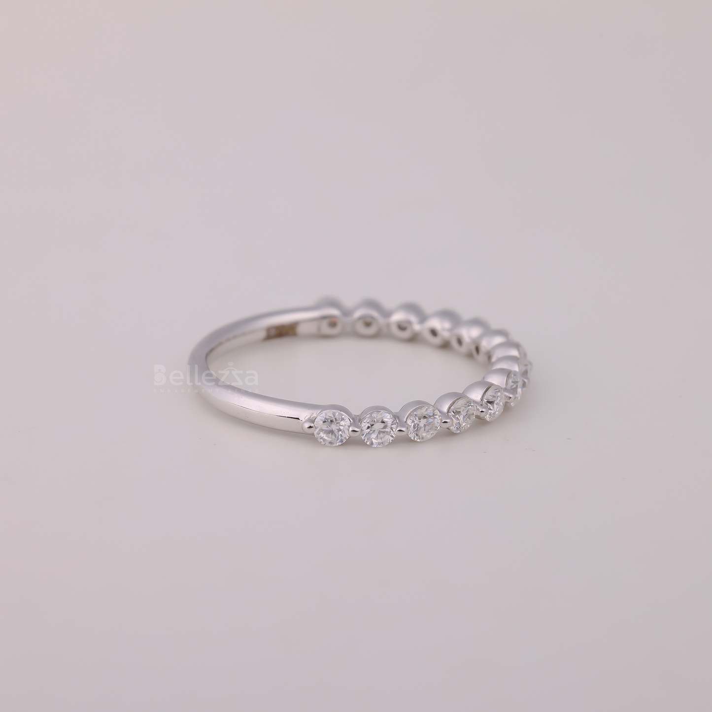 0.50TCW Round Brilliant Diamond Wedding Band - Ready to Ship