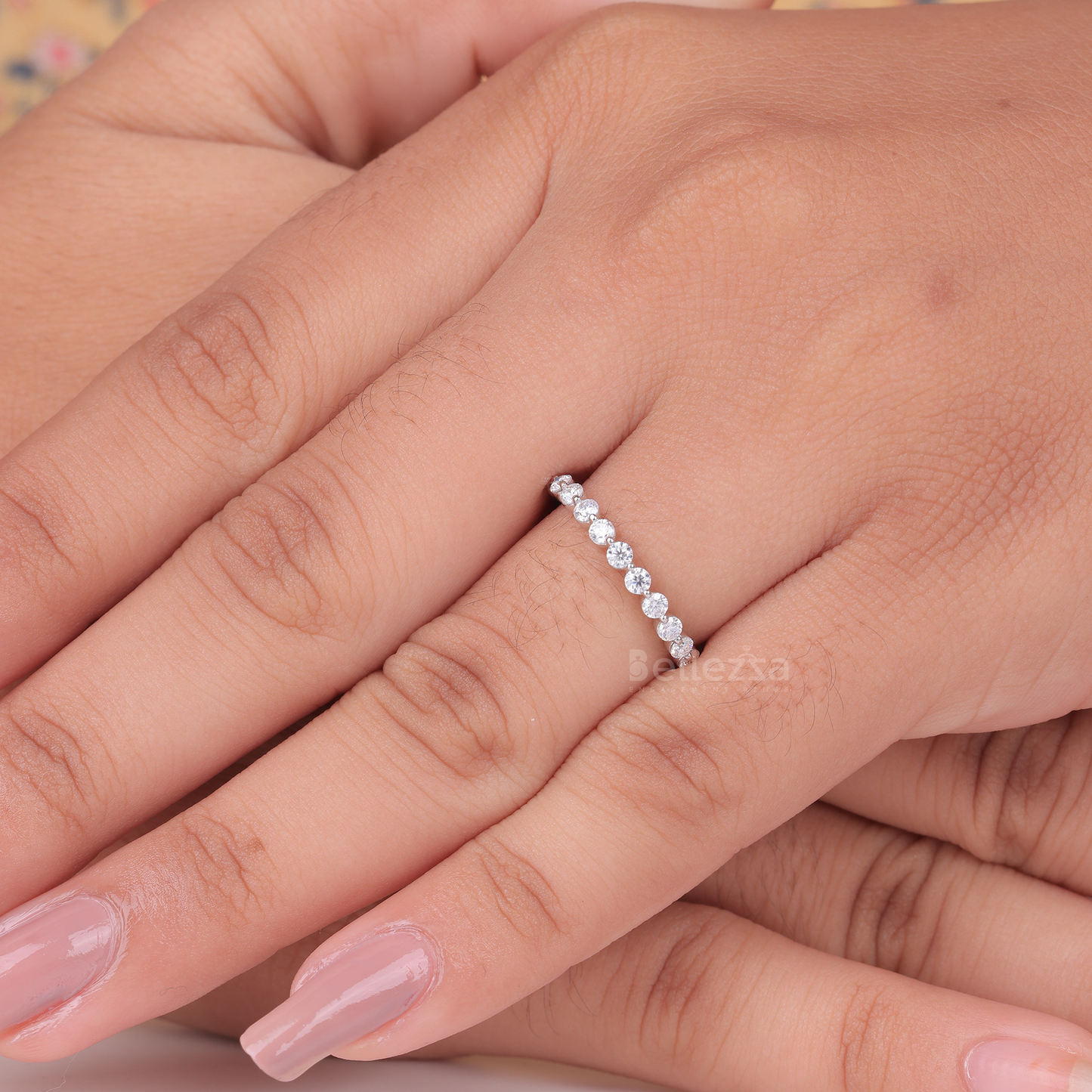 0.50TCW Round Brilliant Diamond Wedding Band - Ready to Ship