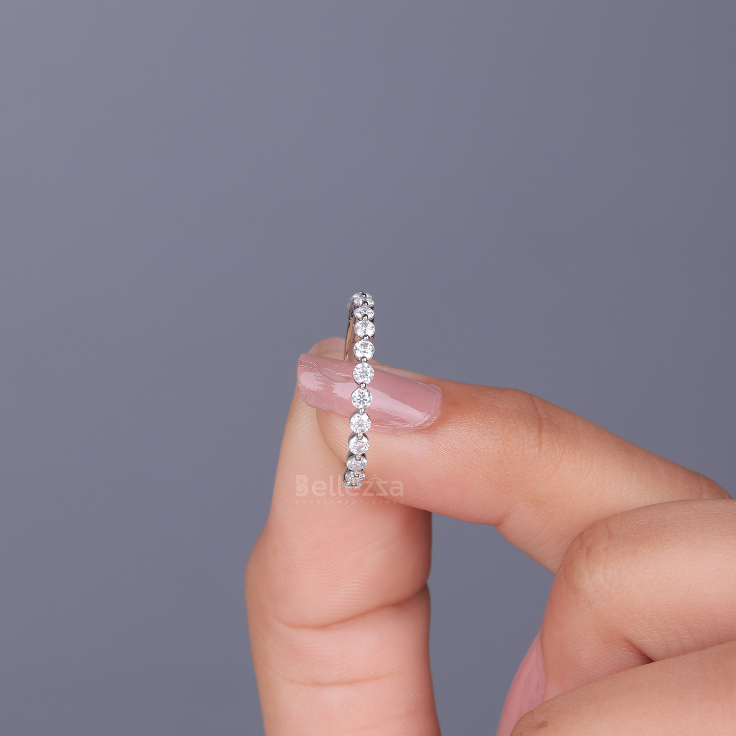 0.50TCW Round Brilliant Diamond Wedding Band - Ready to Ship