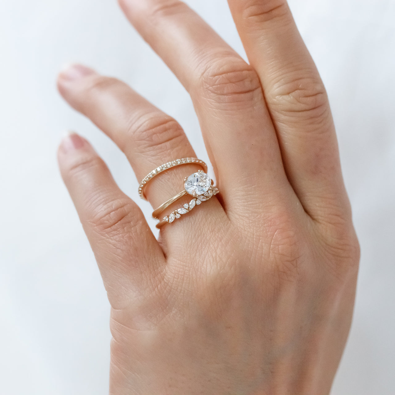 Round Brilliant Cut Full Eternity Wedding Band
