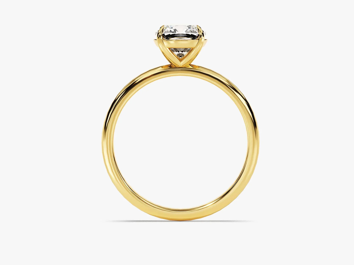 1.50CT Cushion Cut Solitaire Diamond Moissanite Engagement Ring