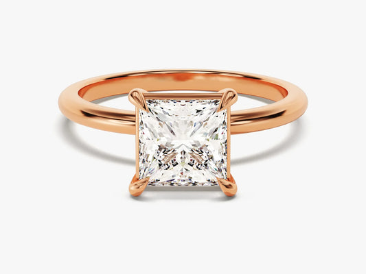 1.50CT Princess Diamond Solitaire Moissanite Engagement Ring