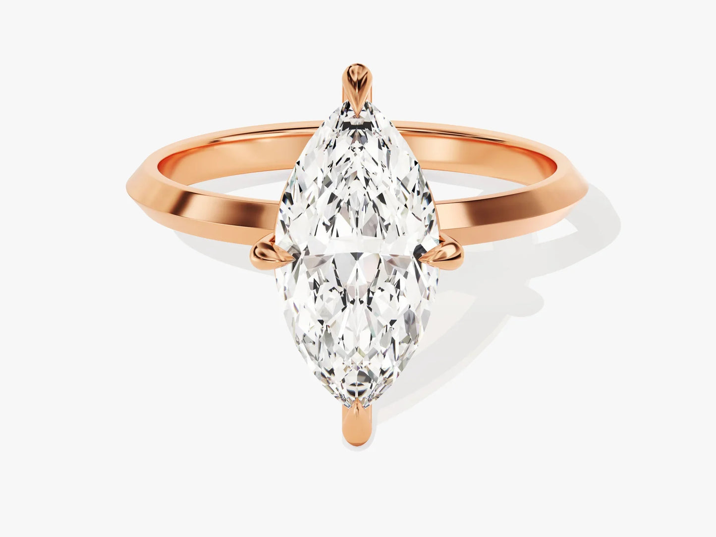 1.0CT Oval Diamond Bezel Setting Solitaire Moissanite Engagement Ring