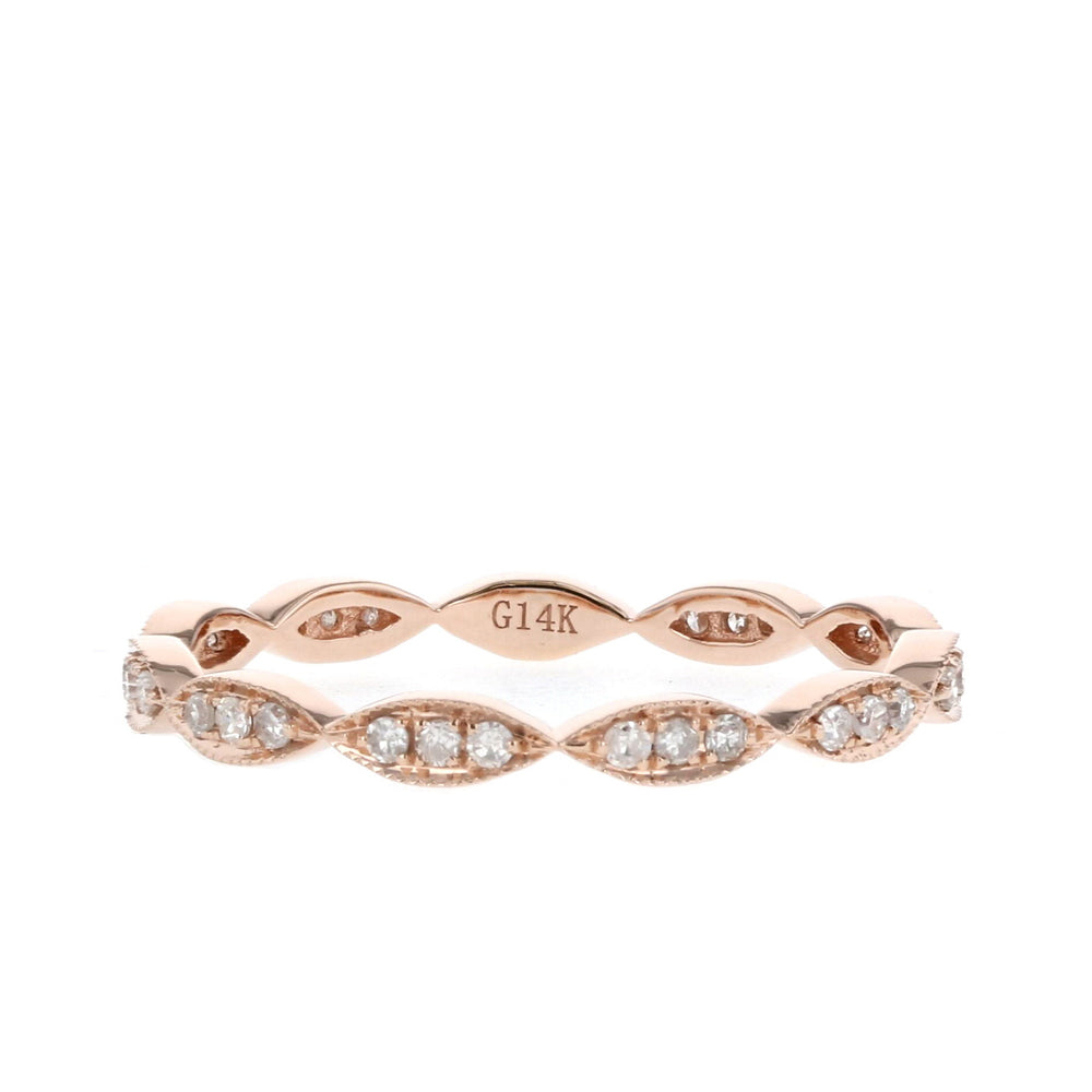 0.33ct Round Cut Moissanite Diamond Full Eternity Wedding Band