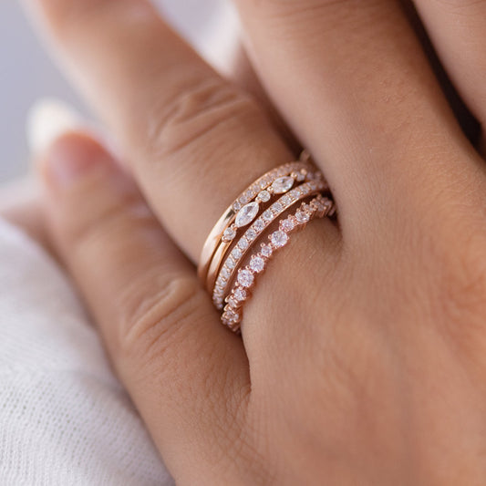 Round Brilliant Cut Full Eternity Wedding Band