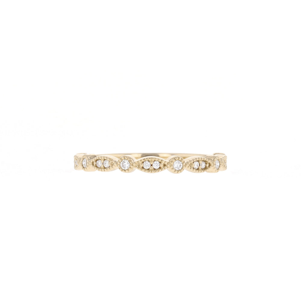 0.11ct Round Brilliant Cut Unique Moissanite Diamond Full Eternity Wedding Band